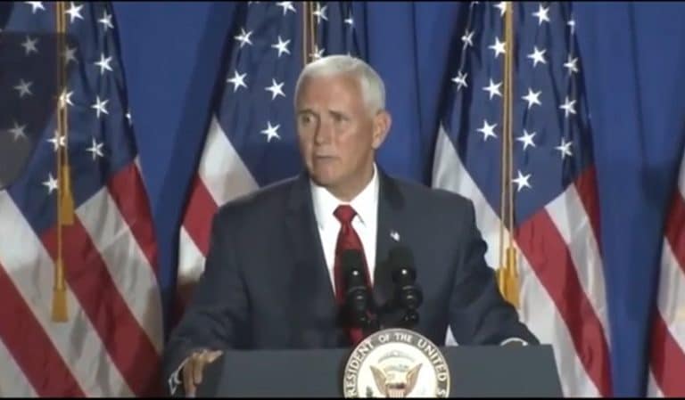 “Latinos For Trump” Crowd Erupts In Disgusting “Lock Them In The Cages” Chant Against Democrats After Pence Eggs Them On “Latinos For Trump” Crowd Erupts In Disgusting “Lock Them In The Cages” Chant Against Democrats After Pence Eggs Them On