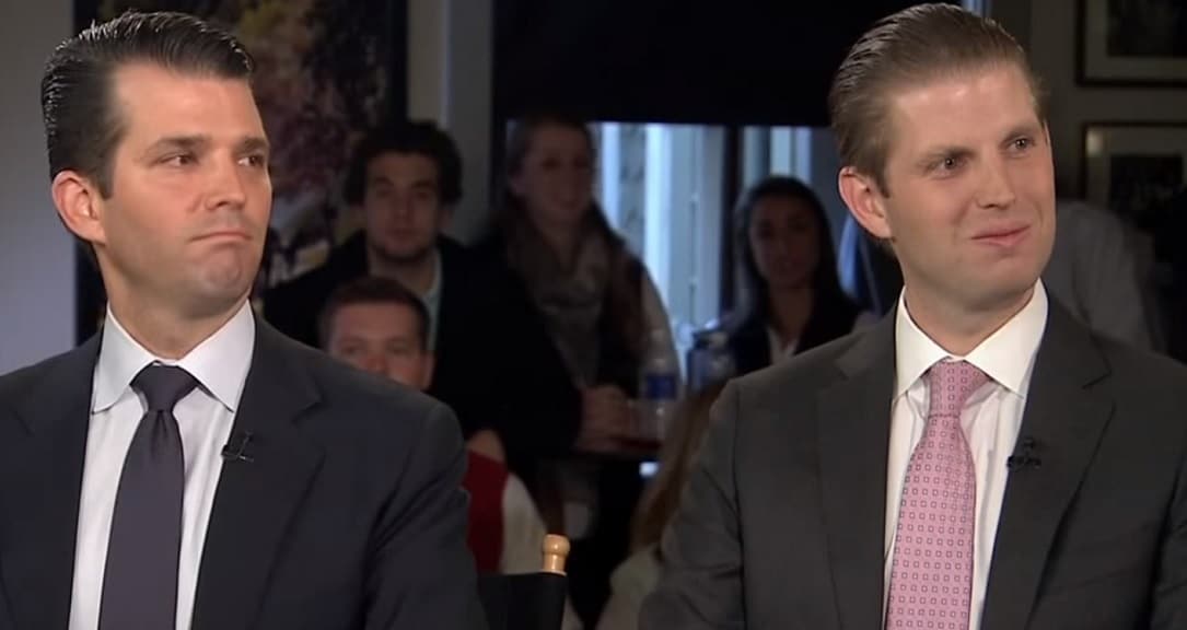 Don Jr. And Eric Skipped Out On Their Tab In A Bar, Just Like Their Old ...