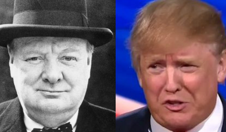 Winston Churchill’s Grandson Loses It, Trashes Trump For Not Visiting U.S. Military Cemetery Because Of Rain