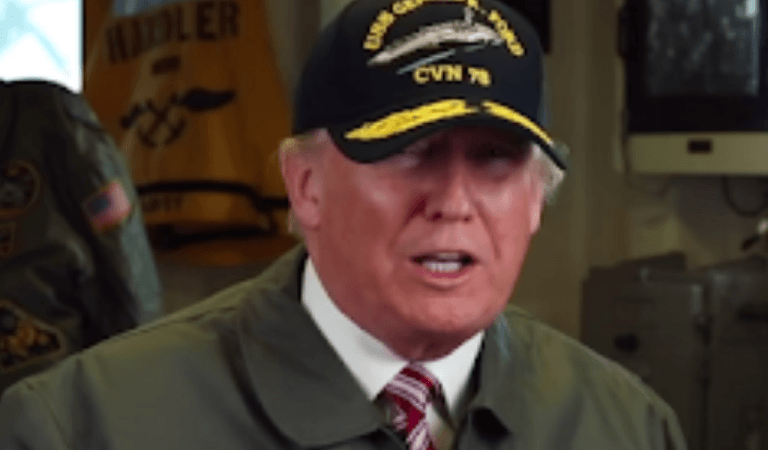 Trump Celebrates Veterans’ Day By Calling To Block Military Votes