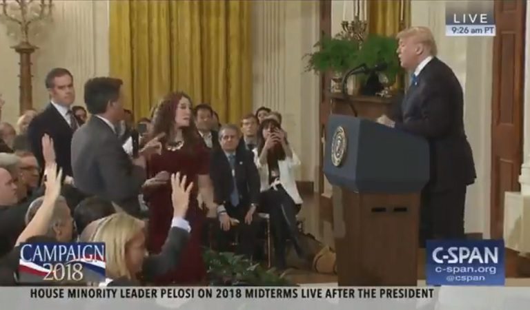 Sarah Sanders Slammed After She Purposely Used Doctored Video Of Acosta’s Interaction With Trump To Justify Banning Him