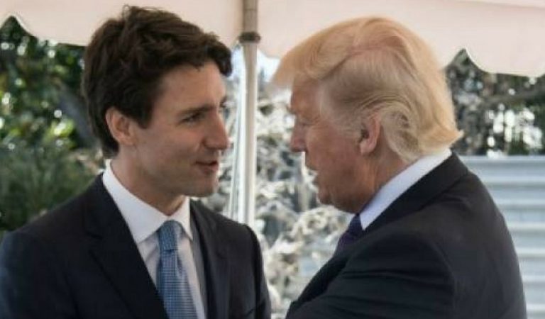 Report Claims Trump Sent Canadian PM Torn Magazine Cover With A Message Scribbled On It And Trudeau Answered Back