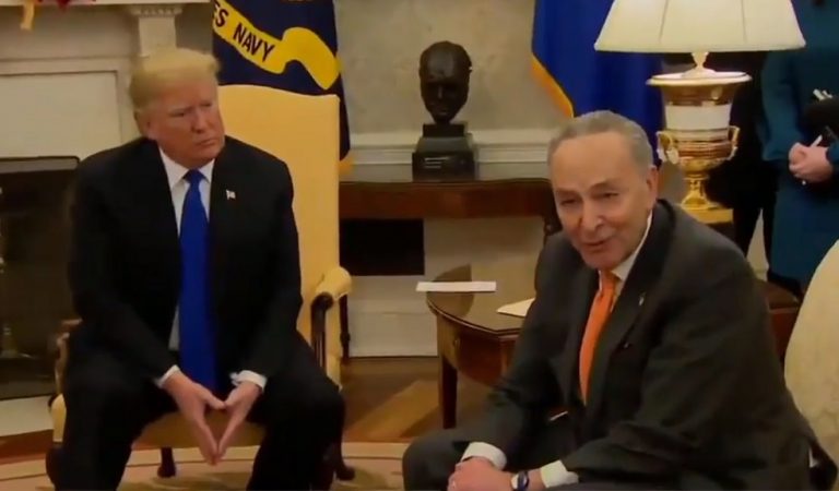 Chuck Schumer Just Slammed Trump To His Face In Tense Oval Office Meeting, Trump’s Reaction Is Priceless