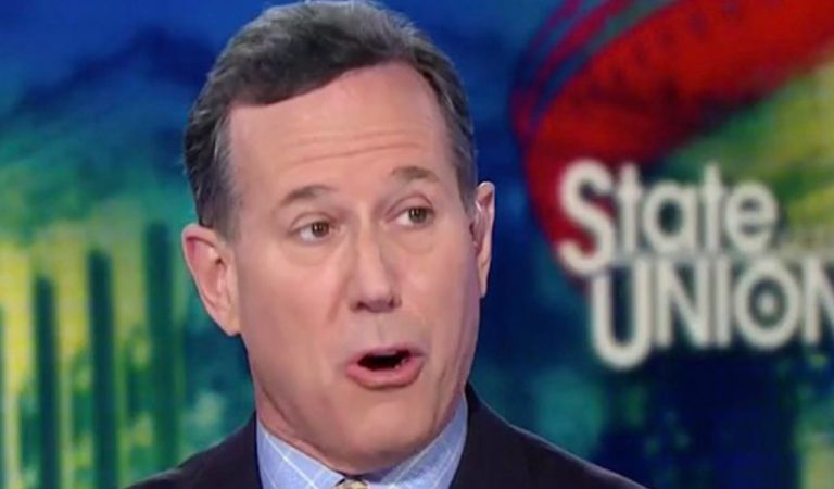 Watch Three Women Experts Brutally Fact Check Rick Santorum For Trying To Lie And Mansplain Trump’s Border Wall