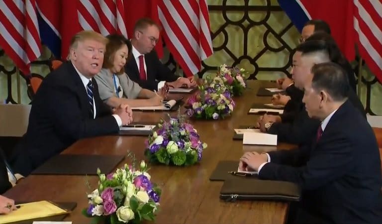 Trump Totally Caters To Kim Jong Un, Warns Reporters Not To Raise Their Voices When Asking Him Questions During Meeting