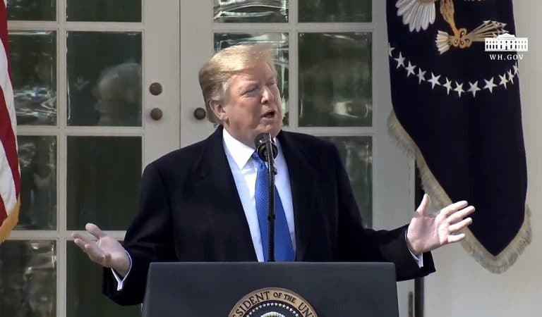Trump Makes Statement On New Zealand Massacre, Defends White Nationalism As Cameras Roll