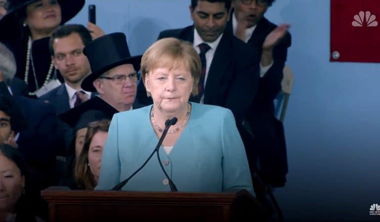 Germany’s Angela Merkel Humiliates Trump In Harvard’s Commencement Speech