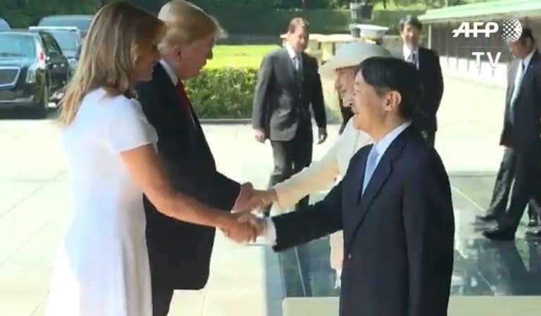Trump Presents Japanese Emperor With Bizarre Gift, Makes It All About Himself
