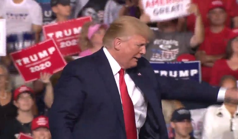 Trump Just Did An Impersonation Of Joe Biden At His Rally That We Couldn’t Make Up If We Tried
